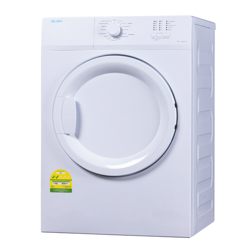 7kg Air Vented Dryer EBD 750 V ELBA SINGAPORE